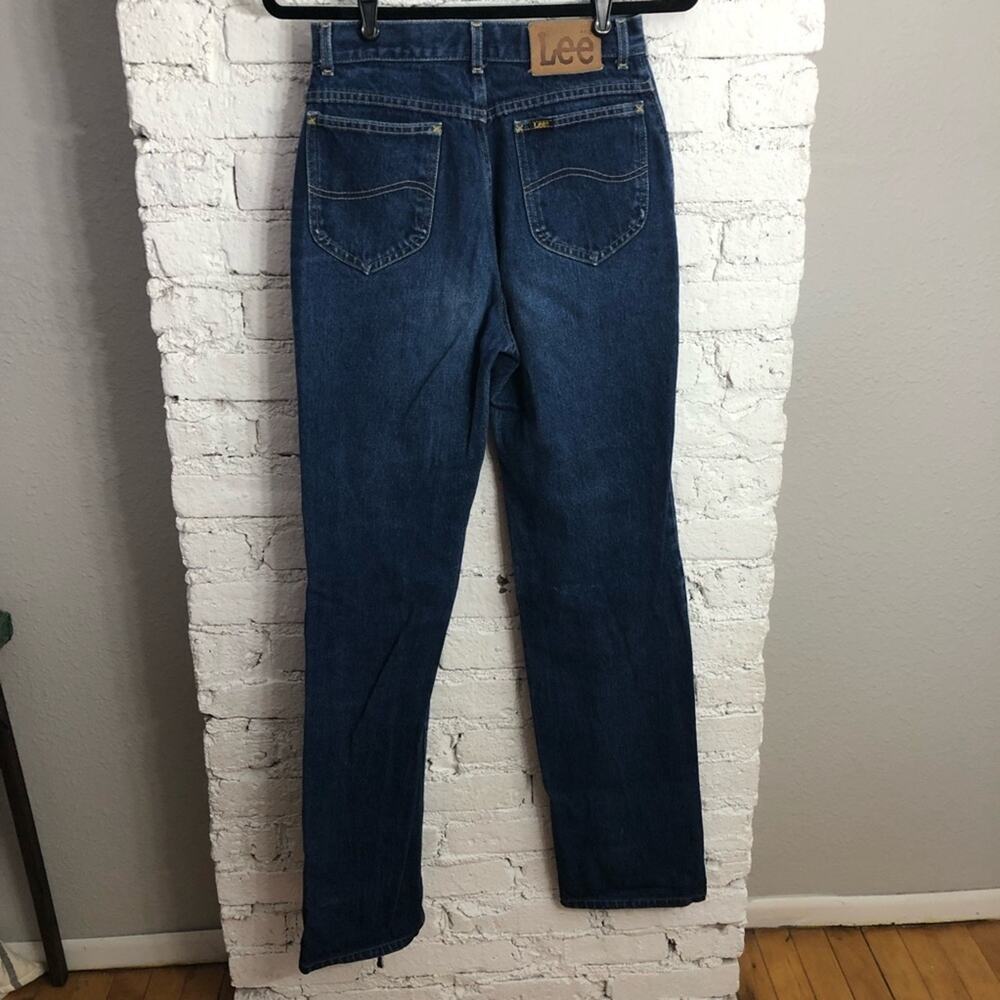 Vintage Lee High Waisted Mom Blue Jeans